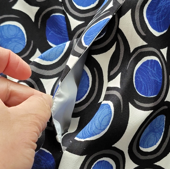 ALXY Shift V neck Knee Length Sleeveless Retro Dress Size 12 - Picture 5 of 12